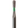 NeoDiamond® Crown/Bridge & Operative Diamond Burs – FG, Pear, # 830, 25/Pkg - Coarse, Green, 1.2 mm Diameter, 2.7 mm Length