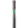 NeoDiamond® Crown/Bridge & Operative Diamond Burs – FG, Cylinder, 25/Pkg - Coarse, Green, Flat End Cylinder, # 835, 1.200 mm Diameter, 4.000 mm Length