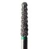 NeoDiamond® Crown/Bridge & Operative Diamond Burs – FG, Cone, 25/Pkg - Coarse, Green, Gross Reduction, # 6055, 1.8 mm Diameter, 8.0 mm Length