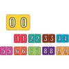 Jewel Tone™ Numeric Label, 1-1/2" W x 1" H, 500/Roll
