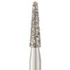 Patterson® Disposable Diamonds – FG, Coarse, Green, Round End Taper, 25/Pkg - # 855-016C, 1.6 mm Diameter, 6.0 mm Length