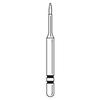 Two Striper® FG Microprep™ Diamond Burs – FG, 5/Pkg - Fine, Red, Needle, # MP89F, 0.7 mm Diameter