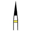 Hybrid Points® T&F Diamond Burs – FG, Extra Fine, Yellow, 1/Pkg - Extra Fine, Yellow, Cone, # LT1, 1.3 mm Diameter, 6.0 mm Length