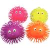 Puffer Balls with Eyes, 5", Assorted Colors, 12/pkg