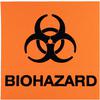 Biohazard Warning Labels - 4" x 4", 100/Pkg