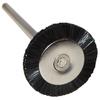 Grobet USA™ Miniature Bristle Brush – Wheel Stiff, 3/4" X 3/32", 12/Pkg