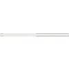 Mirror Handle Stainless Steel Round Knurled Cone Socket #4E, Single End