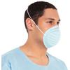 Standard Cone Mask with Headband – Blue, 50/Box, 6 Boxes/Case
