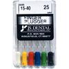 Finger Pluggers – ISO Color-Coded Plastic Handle, 25 mm, 6/Pkg