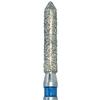 Diamond Instruments – FG, Cylinder, 5/Pkg - Medium, Blue, Bevel, 885-014-FG, 1.4 mm Head Diameter, 8.0 mm Head Length