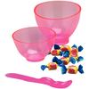 Flexible Mixing Bowls, Large - Pink Bubblegum Scented