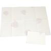 Watercolors Towel Bibs - 3 Ply with Poly, 13" x 18"