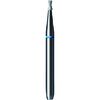 Pro-Cut Diamond Burs – FG, Medium, Blue, Inverted Cone with Collar, 5/Pkg - # D023M, 1 mm Diameter, 2.1 mm Length