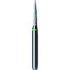 Pro-Cut Diamond Burs – FG, Coarse, Green, Flame, 5/Pkg - # D134C, 1.4 mm Diameter, 7.8 mm Length