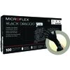 MICROFLEX Black Dragon Zero BD-100N Nitrile Exam Gloves – Latex Free, 100/Pkg, 10 Boxes/Case - Medium (7.5 - 8.0)