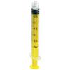 3 cc Color-Coded Syringes, 80/Pkg - Yellow
