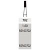 Alpen® Carbide Operative & Surgical Burs – FGOS - Tapered Fissure Crosscut, # 702, 1.6 mm Diameter, 10/Pkg