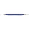 Explorer – 11/12, Stainless Steel, Blue Resin Handle, Double End 