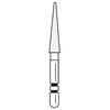 Two Striper® Diamond Burs – FG, Coarse, Green, Cone, 5/Pkg - # 209, 2.3 mm Major/0.5 mm Minor Diameter, 10.0 mm Length