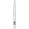 Two Striper® Diamond Burs – FG, 5/Pkg - Coarse, Green, Flame, # 260, 1.4 mm Major/0.5 mm Minor Diameter, 10.0 mm Length