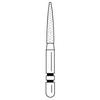 Two Striper® Diamond Burs – FG, 5/Pkg - Very Fine, Yellow, Flame, # 260, 1.4 mm Major/0.4 mm Minor Diameter, 8.0 mm Length