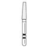 Two Striper® Diamond Burs – FG, 5/Pkg - Coarse, Green, Taper Flat End, # 701, 1.8 mm Major/1.1 mm Minor Diameter, 7.0 mm Length