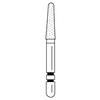 Two Striper® Diamond Burs – FG, 5/Pkg - Coarse, Green, Taper Round End, # 767, 1.8 mm Major/1.1 mm Minor Diameter, 7.0 mm Length