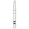 Two Striper® Diamond Burs – FG, 5/Pkg - Coarse, Green, Taper Round End, # 799, 1.5 mm Major/0.8 mm Minor Diameter, 6.5 mm Length