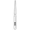 Two Striper® Diamond Burs – FG, Coarse, Green, Cone, 5/Pkg - # 207, 1.9 mm Major/0.5 mm Minor Diameter, 10.0 mm Length