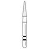 Two Striper® Diamond Burs – FG, Fine, Red, Cone, 5/Pkg - # 209, 1.6 mm Major/0.4 mm Minor Diameter, 6.0 mm Length