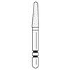 Two Striper® Diamond Burs – FG, 5/Pkg - Fine, Red, Taper Round End, # 767, 1.8 mm Major/1.1 mm Minor Diameter, 7.0 mm Length