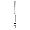 Two Striper® Diamond Burs – FG, Coarse, Green, Taper Flat End, 5/Pkg - # 721, 1.3 mm Major/0.8 mm Minor Diameter, 10.0 mm Length
