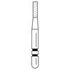 Two Striper® Diamond Burs – FG, Coarse, Green, Cylinder Flat End, 5/Pkg - # 514, 1.1 mm Diameter, 4.0 mm Length