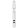 Two Striper® Diamond Burs – FG, 5/Pkg - Coarse, Green, Taper Round End, # 767, 1.6 mm Major/1.1 mm Minor Diameter, 5.0 mm Length