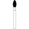 Solo Diamond™ Single-Use Diamond Burs – FG, 25/Pkg - Coarse, Green, Football, # 368, 2.3 mm Diameter, 5.2 mm Length