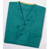 Fashion Seal Healthcare® Unisex Set-In Sleeve Scrub Shirts - Teal, Extra Small
