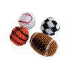 Knitted Sports Ball Kick Balls, Assorted, 2" - 3", 12/Pkg