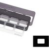 Film Mount Charts – 77 Series EZ-Tab® Black, Open Window, Vinyl, 100/Pkg - 100