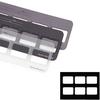 Film Mount Charts – 77 Series EZ-Tab® Black, Open Window, Vinyl, 100/Pkg - 108