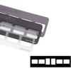 Film Mount Charts – 77 Series EZ-Tab® Black, Open Window, Vinyl, 100/Pkg - 116