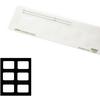 Film Mount Charts – TransView®, 25 Series, Notched/Die Cut, 100/Pkg - TV-34 Bitewing
