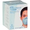 Safe+Mask® Cone Face Mask – Blue, Latex Free, 50/Pkg 