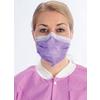 ArchAway 3-in-1 Earloop Face Masks – ASTM Level 2, Double Seal, 50/Pkg - Purple