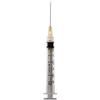 Monoject® 513 Endodontic Irrigation Syringe with Needle – 3 ml, 31.7 mm Length, 100/Pkg - 23 Gauge, Orange