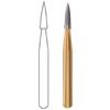 Midwest® Trimming and Finishing Carbide Burs – FG - Needle 12 Blade, # 7902, 1.0 mm Diameter, 3.6 mm Length, 100/Bag
