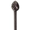 Tungsten Steel Acrylic Trimming Burs, 12/Pkg - Flame 1