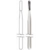 Midwest® Surgical Carbide Burs, FGOS - Straight Dome End Crosscut, # 1557, 1.0 mm Diameter, 3.7 mm Length