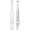 Midwest® Surgical Carbide Burs, LAOS - Round, # 2, 1.0 mm Diameter, 1.0 mm Length, 2/Pkg