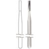 Midwest® Surgical Carbide Burs, FGOS - Straight Flat End, # 57, 1.0 mm Diameter, 3.7 mm Length, 2/Pkg