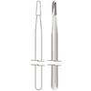 Midwest® Operative Carbide Burs – HP, Tapered Fissure - Dome End, # 1171, 1.2 mm Diameter, 3.7 mm Length, 10/Pkg